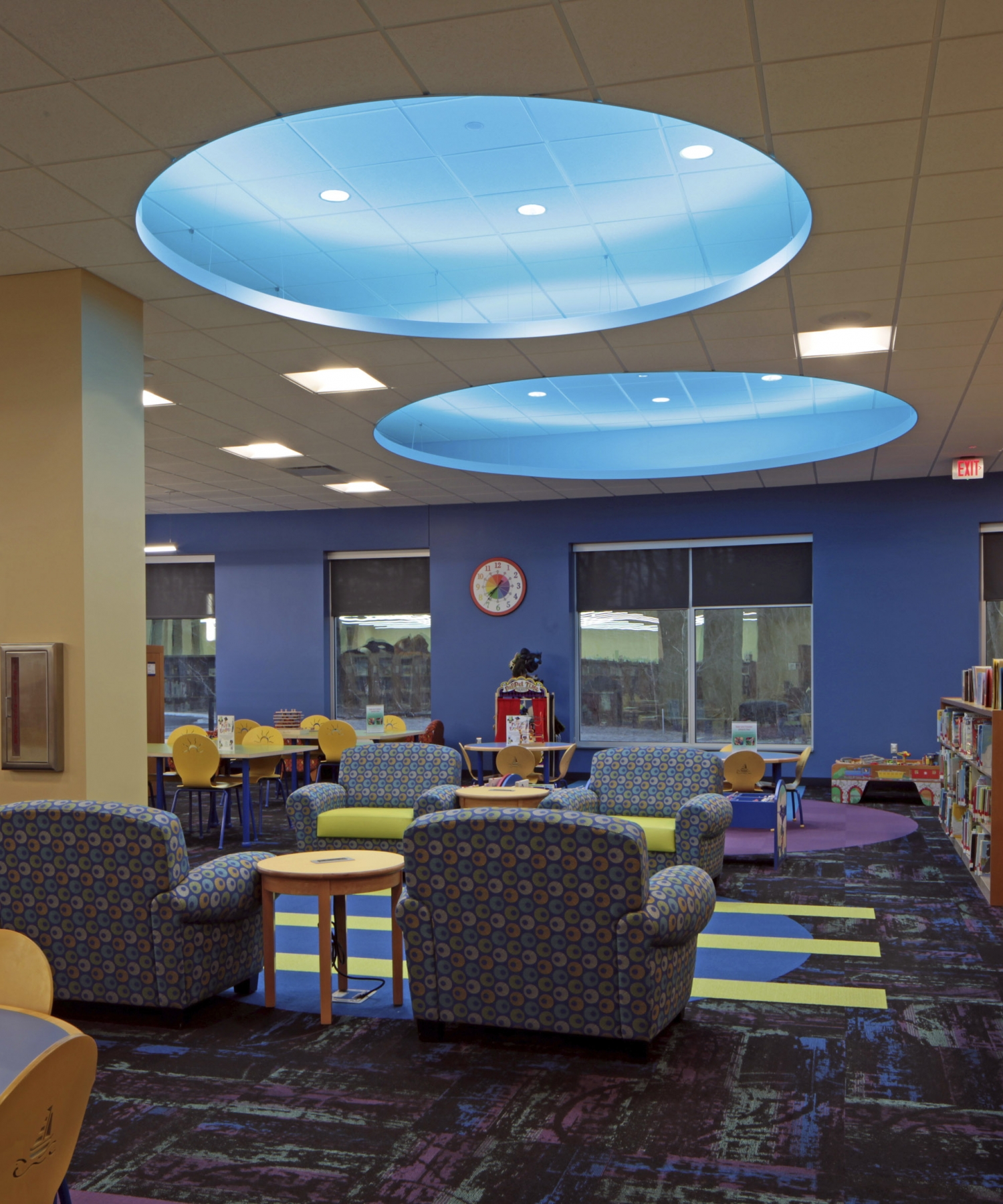 Commerce Township Library children's area