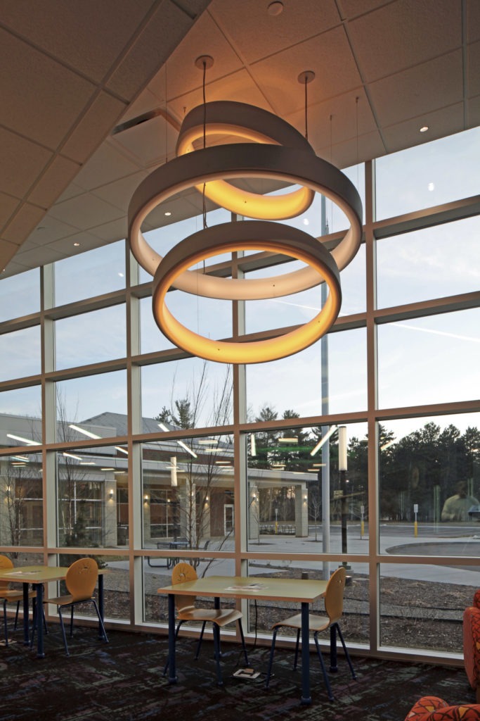 Commerce Township Library atrium