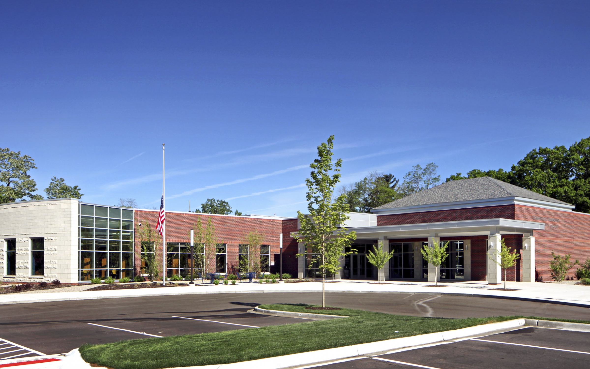 Commerce Township Library exterior