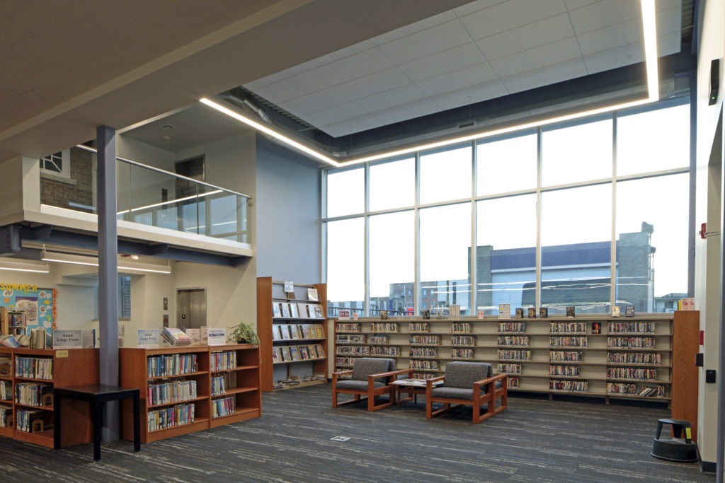 Grand Ledge Public Library stacks