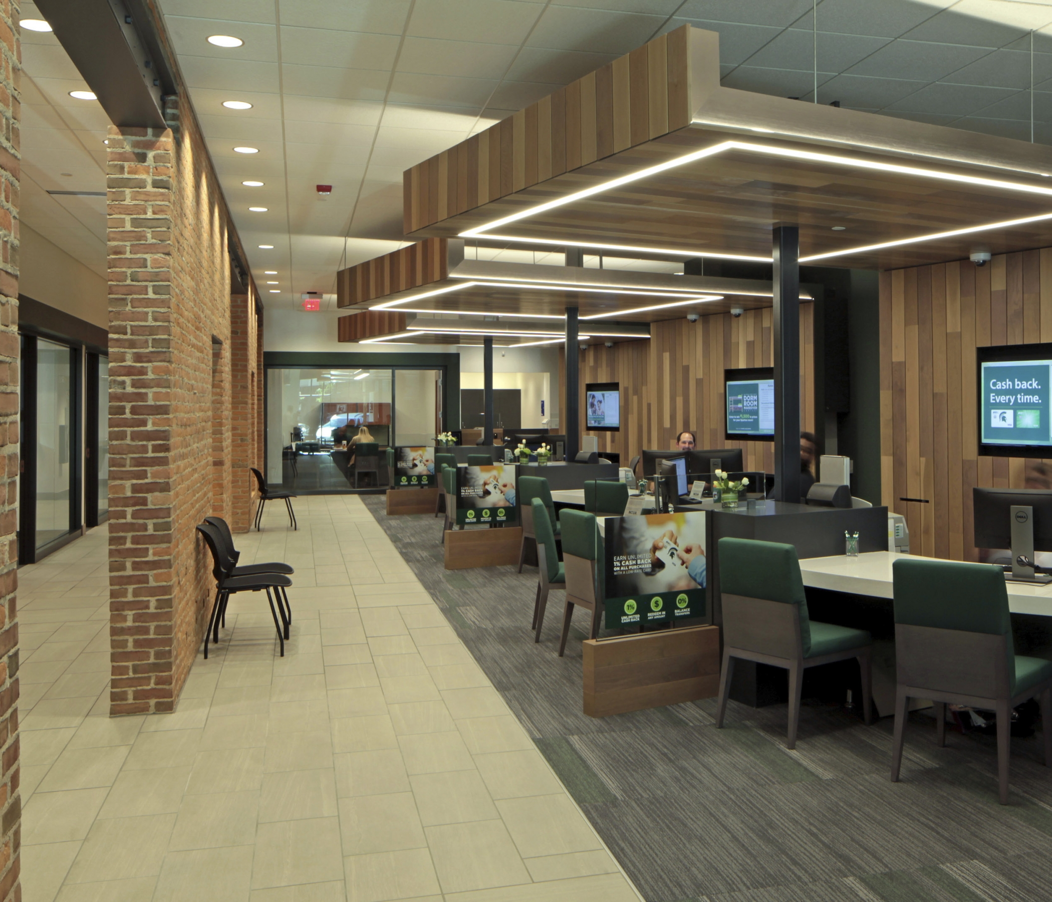 Michigan State University Federal Credit Union downtown branch member service area