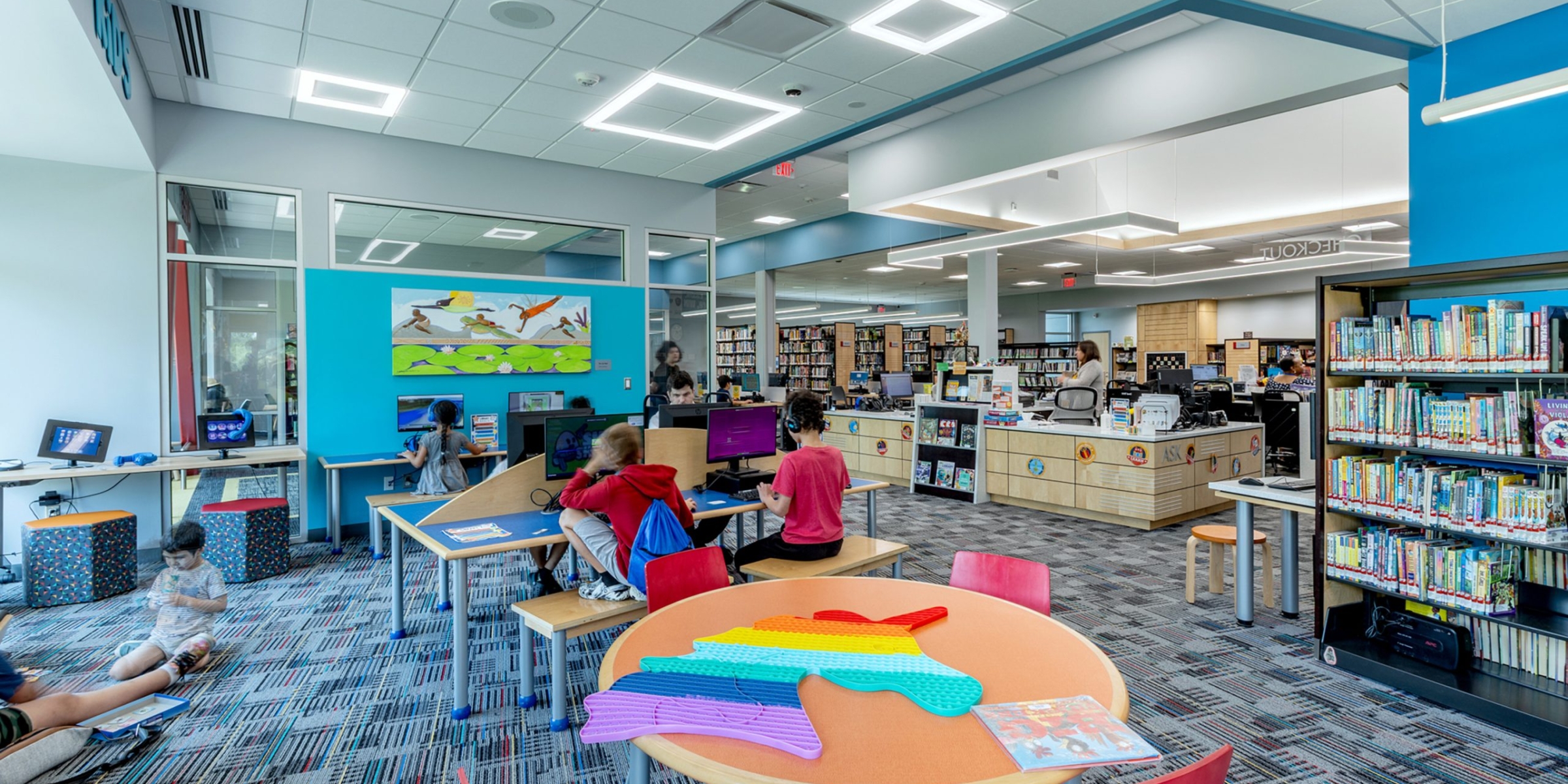 Superior Township Branch, Ypsilanti District Library children's area